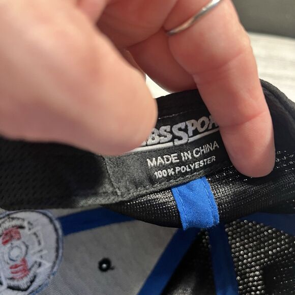 CBS Sports NFL CBS Ball Cap Hat Embroidered Patch Hook/Loop Strap Adjustable EUC - Picture 11 of 13